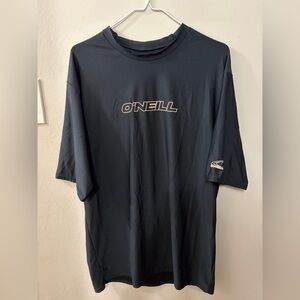 O'Neill Men's XL Slim Fit Black Rashguard Sun T-Shirt